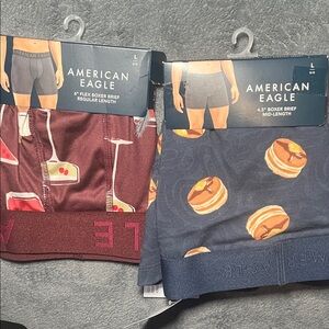 American Eagle Outfitters Boxer Briefs - Maroon and Navy